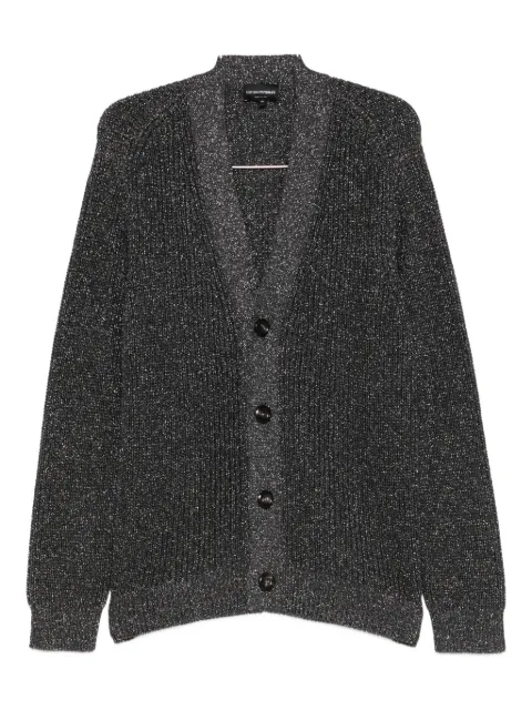 Emporio Armani buttoned shawl-collar cardigan