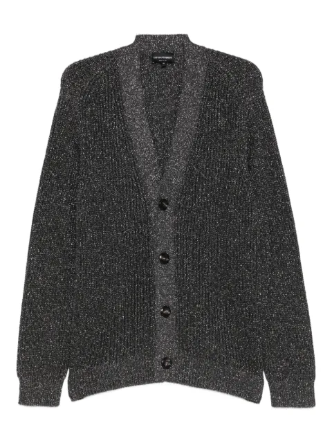Emporio Armani buttoned shawl-collar cardigan