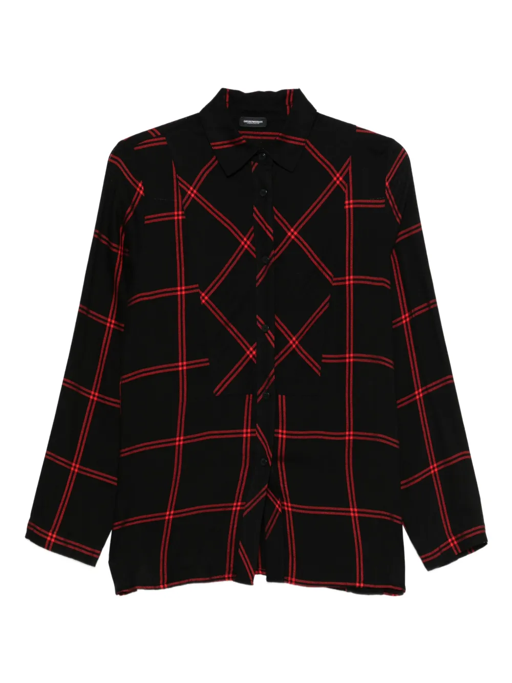 Emporio Armani checked nightwear - Nero