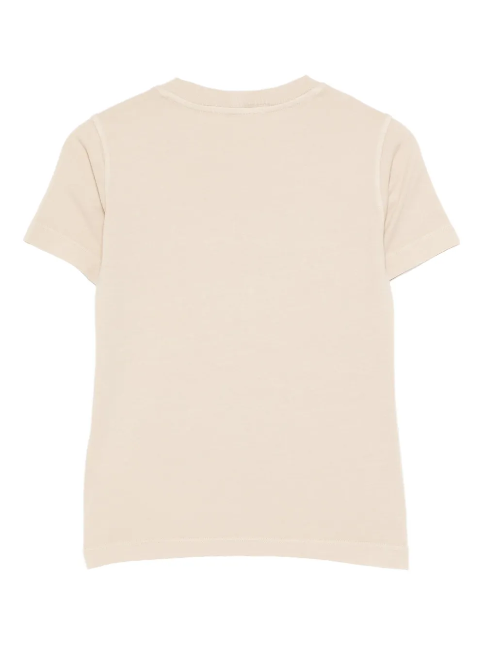 Stone Island Junior T-shirt met geborduurd logo Beige