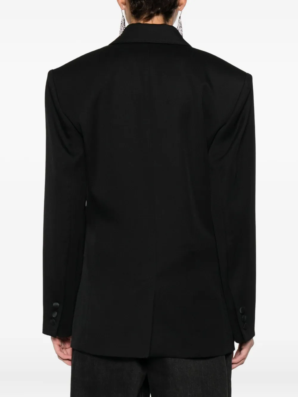 Isabel Marant Double-breasted Lapel Jacket In Black