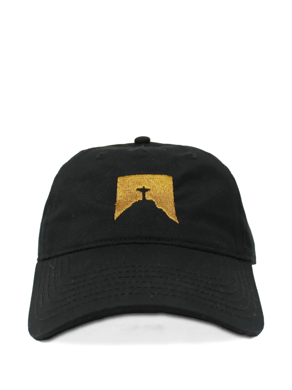 Melt Embroidered Baseball Cap In Black