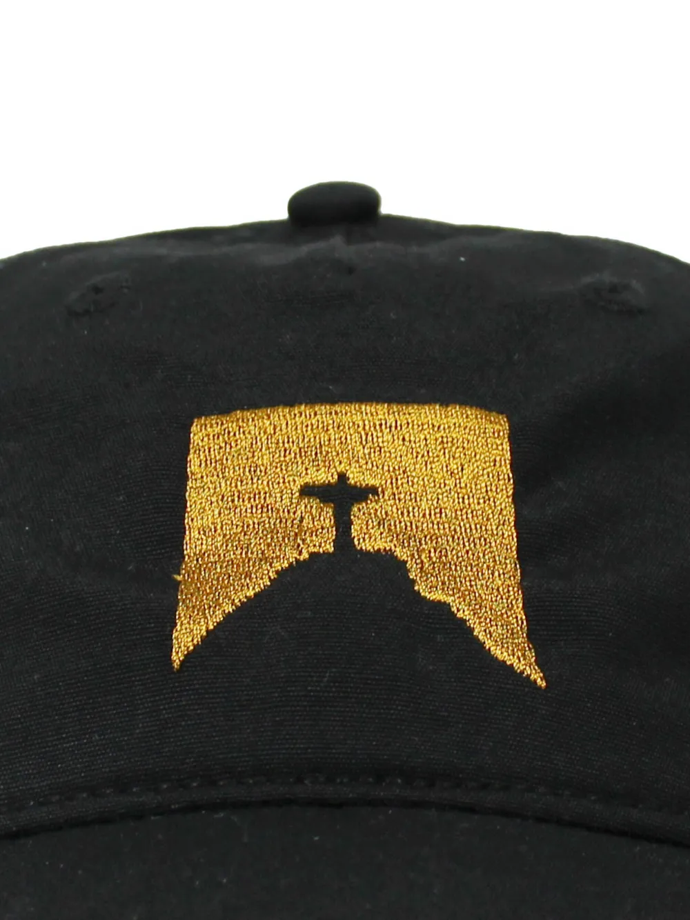 Melt Embroidered Baseball Cap In Black