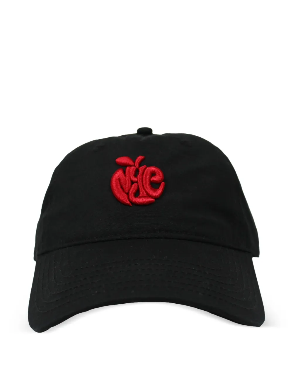 Melt Embroidered Baseball Cap In Black