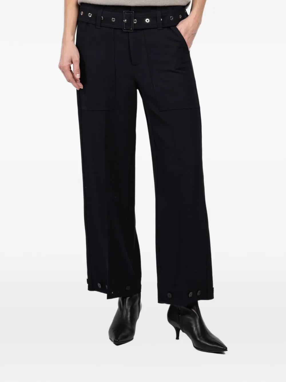 Seafarer belted trousers - Blu