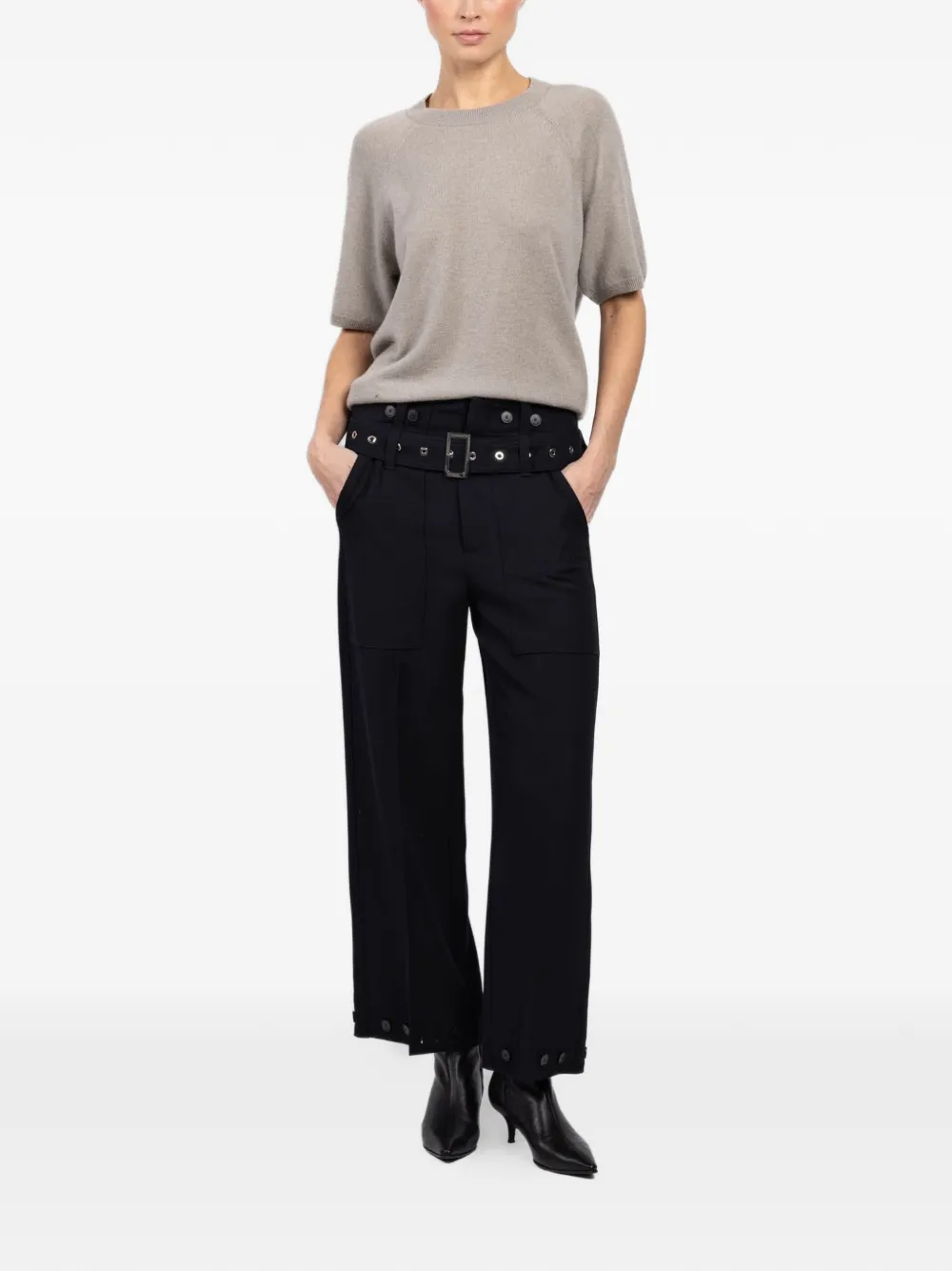 Seafarer belted trousers - Blauw