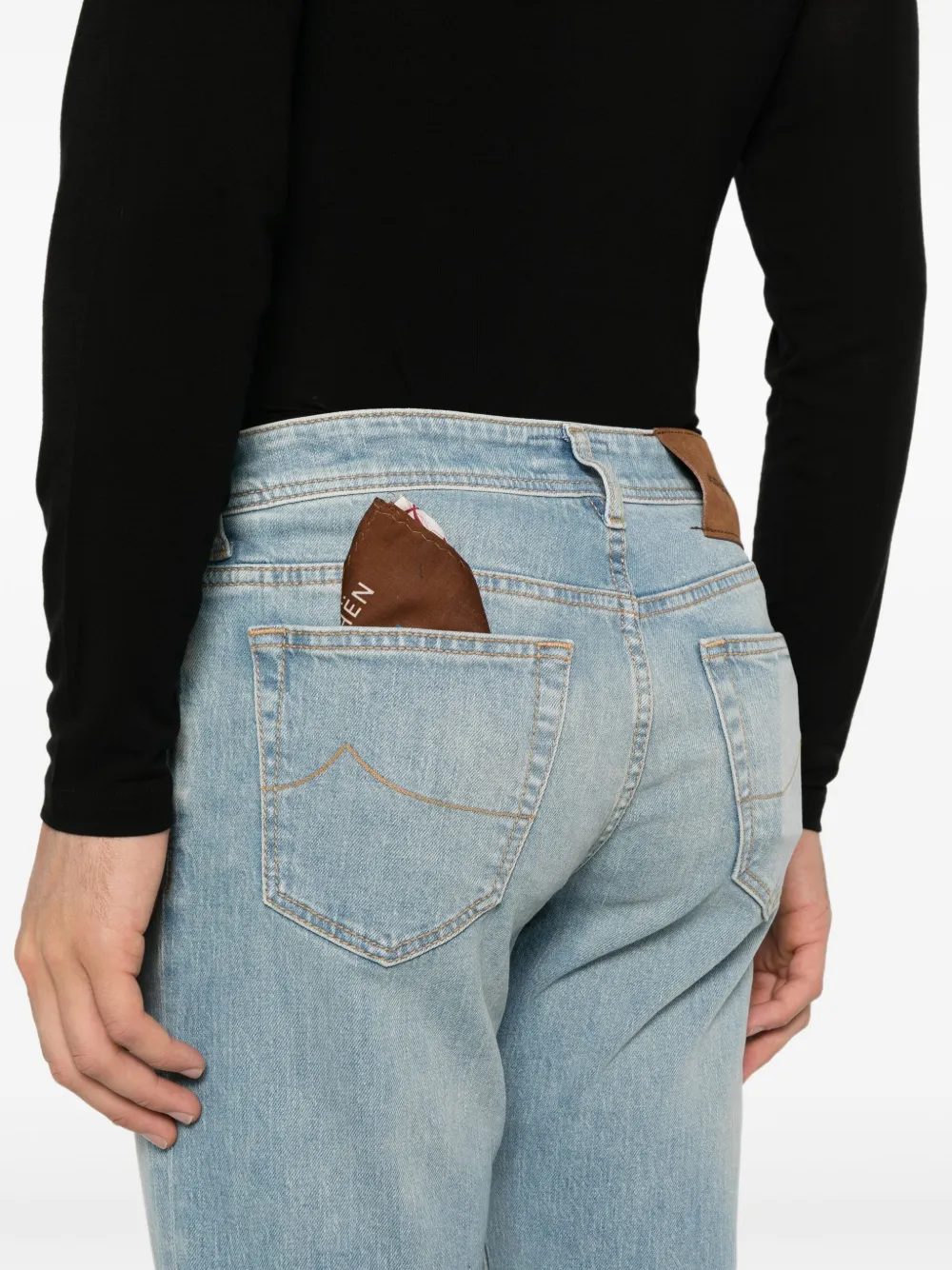 Jacob Cohën Bard jeans met knopen Blauw