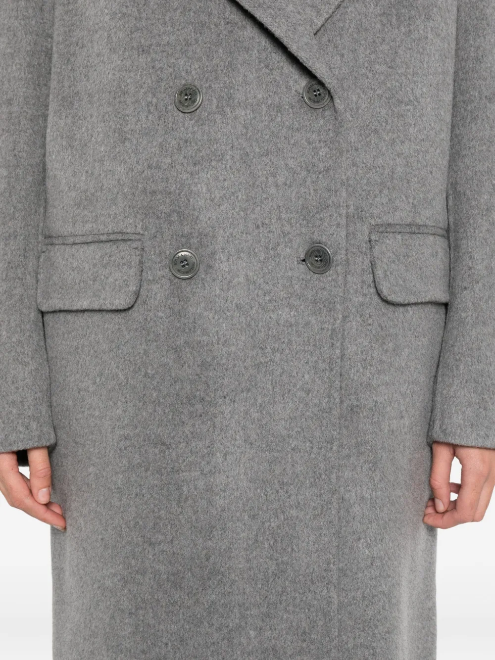 Ermanno Scervino Jas met dubbele rij knopen Grijs