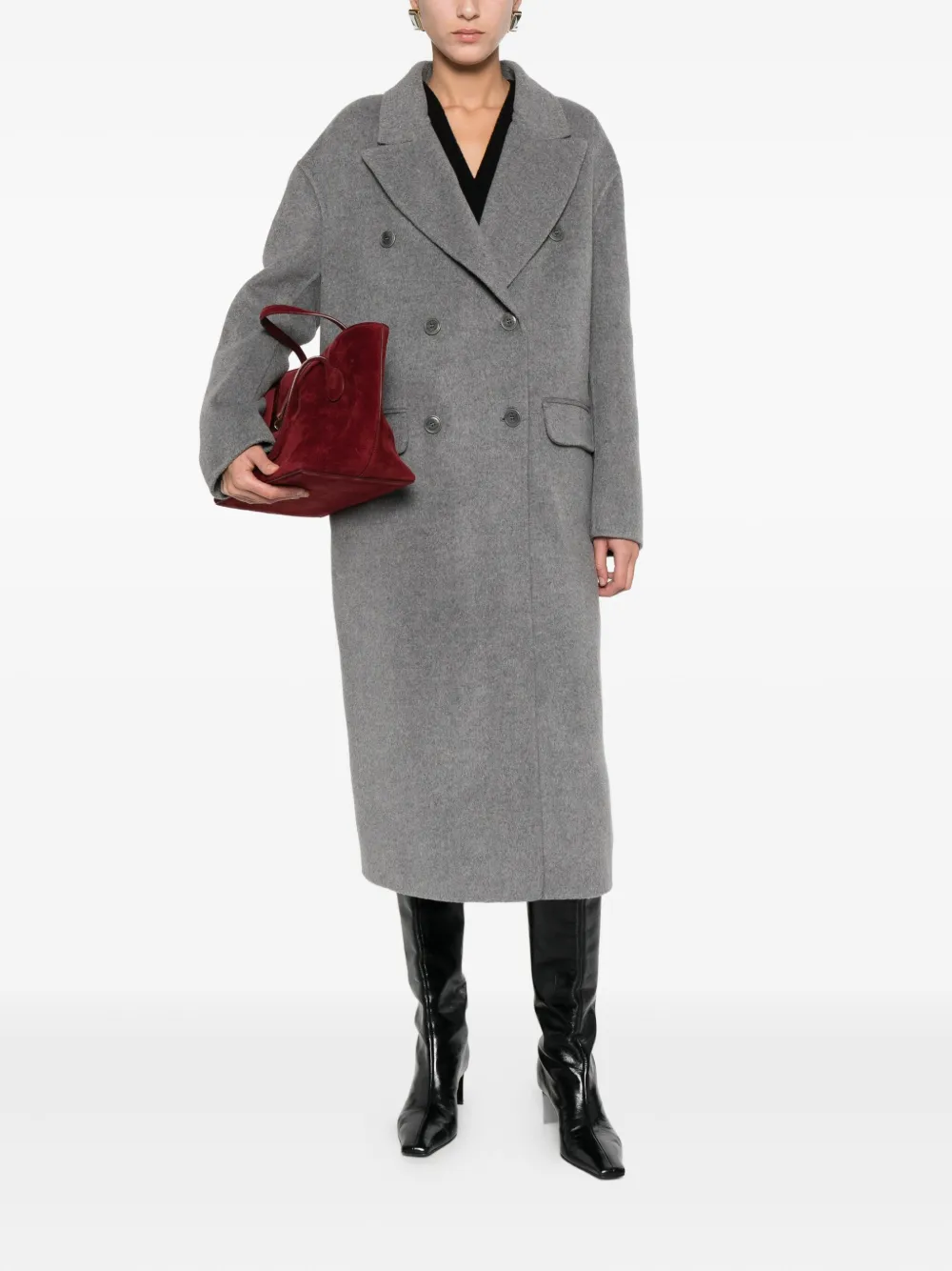 Ermanno Scervino double-breasted pocket coat | Double Breasted & Peacoats | Image 2