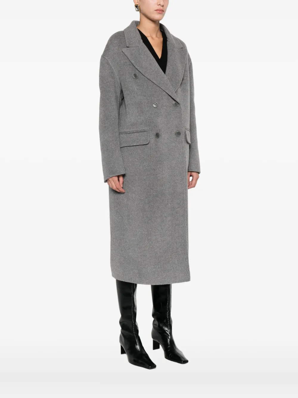 Ermanno Scervino Jas met dubbele rij knopen Grijs