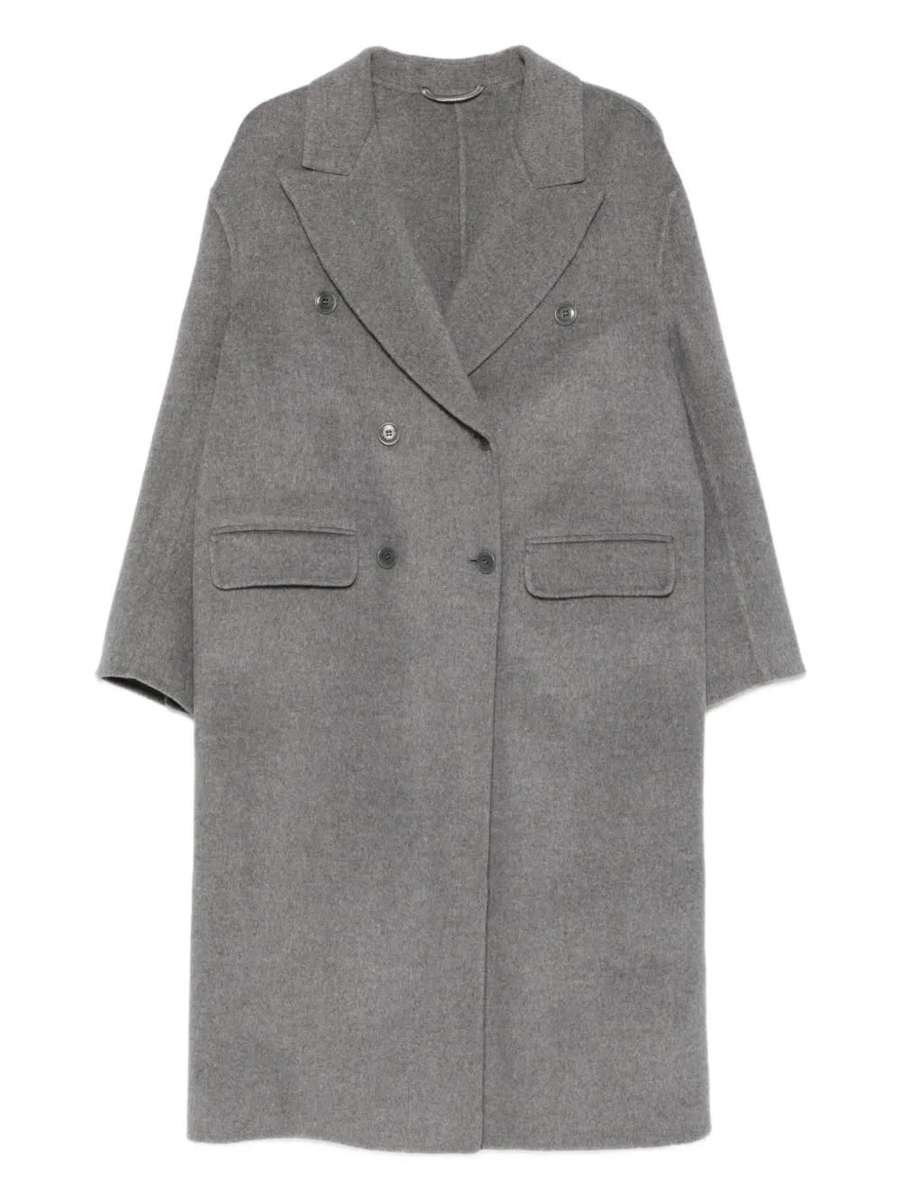 Ermanno Scervino double-breasted pocket coat | Grey | Image 1