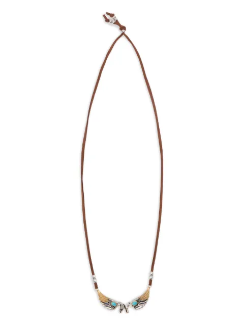 Palm Angels wings cord necklace