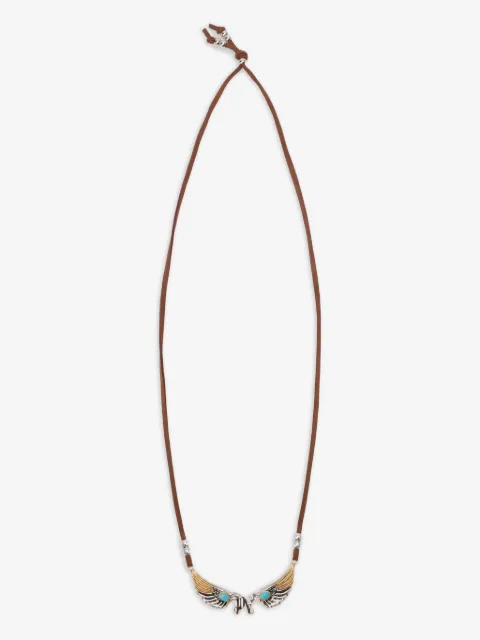 Palm Angels wings cord necklace