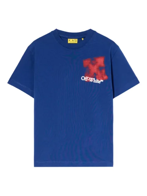 Off-White Kids playera con motivo Arrow Spray