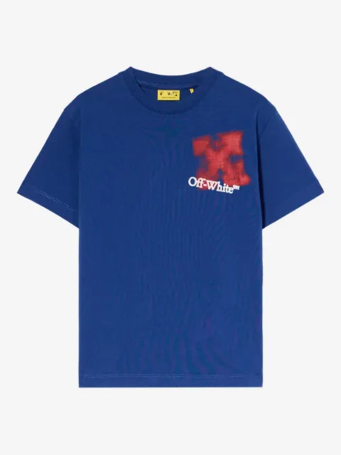 Off-White Kids playera con motivo Arrow Spray