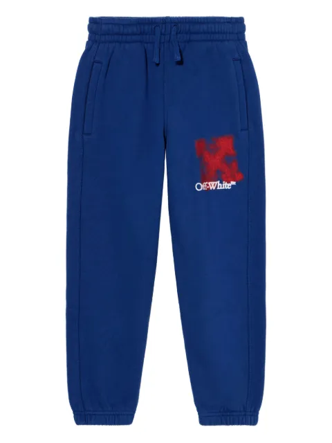 Off-White Kids arrow-spray logo sweatpants