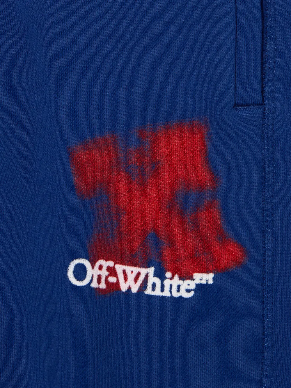 Off-White Kids Joggingbroek met Arrow-logo Blauw