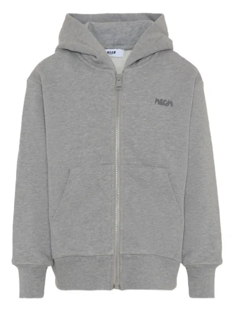 MSGM Kids zip-up hoodie