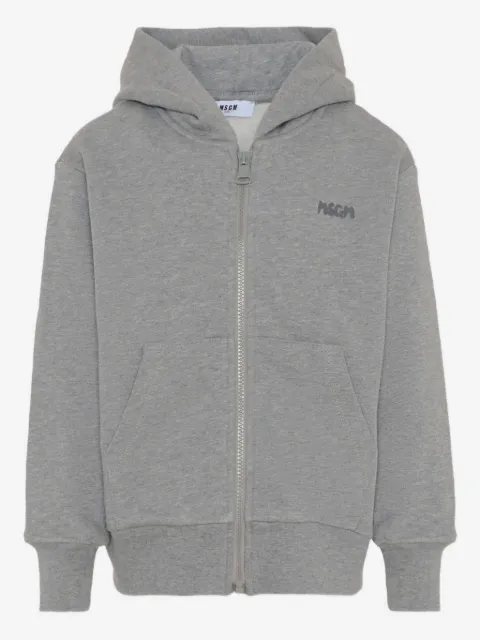 MSGM Kids zip-up hoodie