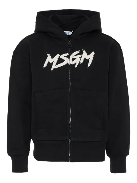 MSGM Kids zip-up hoodie