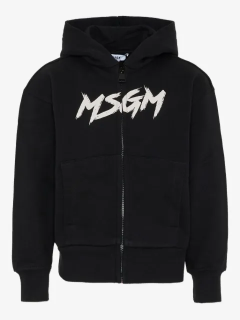 MSGM Kids zip-up hoodie