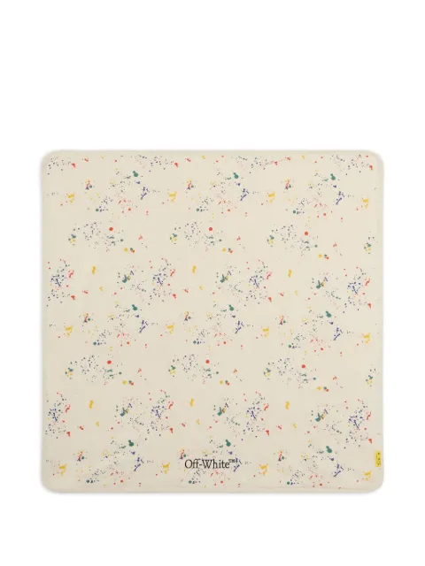 Off-White Kids splatter print blanket