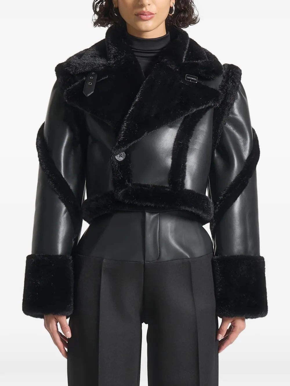 Manière De Voir Kena detachable-sleeves jacket | negro | Image 1