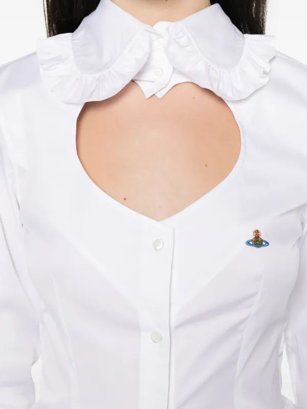 Vivienne Westwood ラッフル ブラウス | ホワイト | FARFETCH JP
