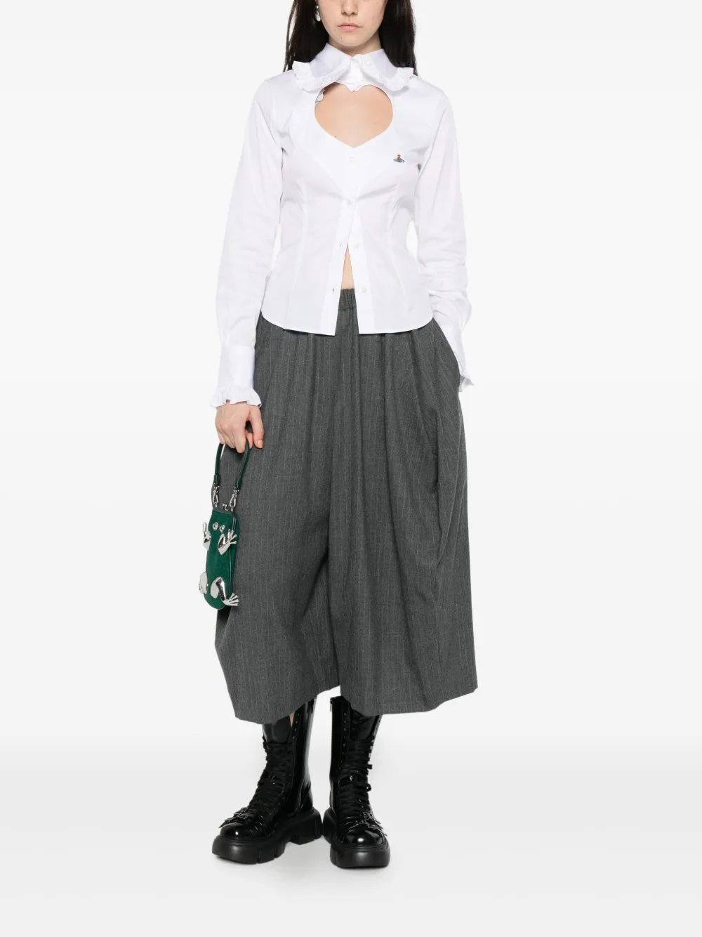 Vivienne Westwood Shirt met ruches - Wit