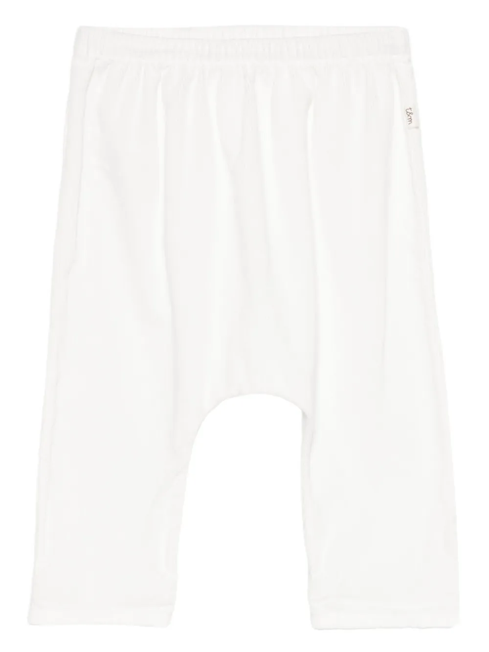 Teddy & Minou Corduroy Cotton Trousers In White