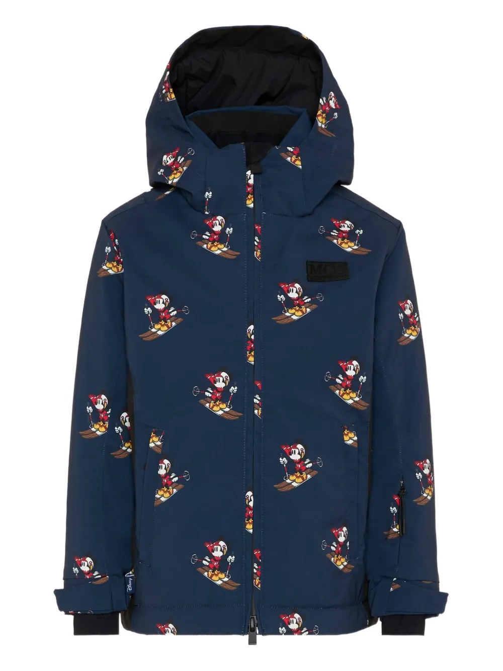 Mc2 Saint Barth Wildhorn Mickey Mouse Padded Jacket In Blue