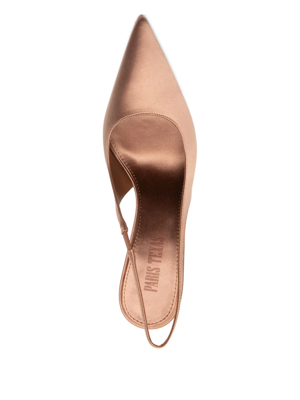 Paris Texas 105 mm Lidia slingback stiletto pumps Beige