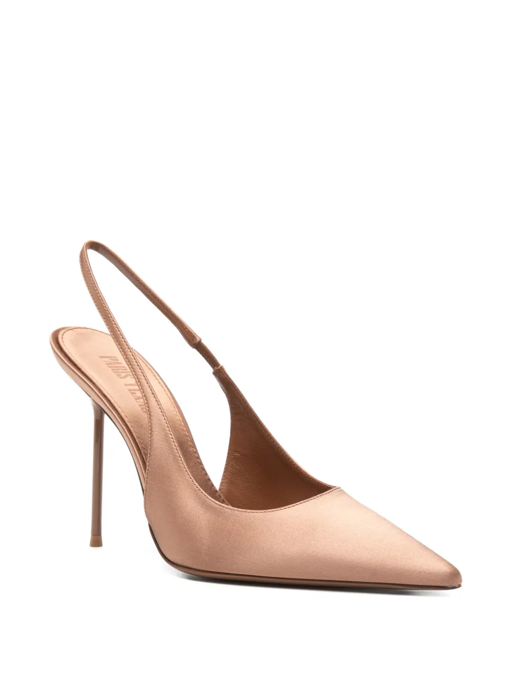 Paris Texas 105 mm Lidia slingback stiletto pumps Beige