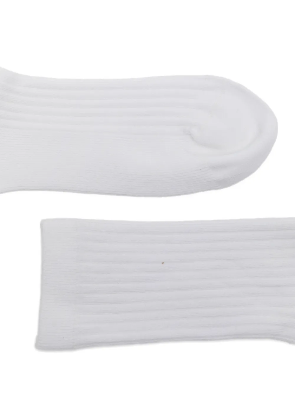  Toteme Ribbed Crew Socks (set Of Two) - White 