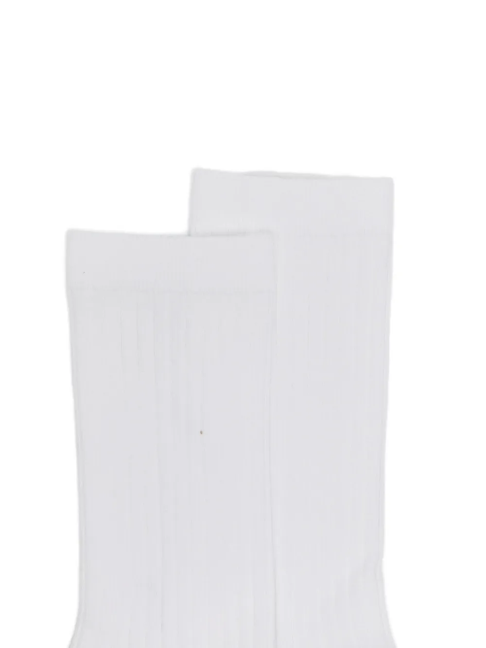  Toteme Ribbed Crew Socks (set Of Two) - White 