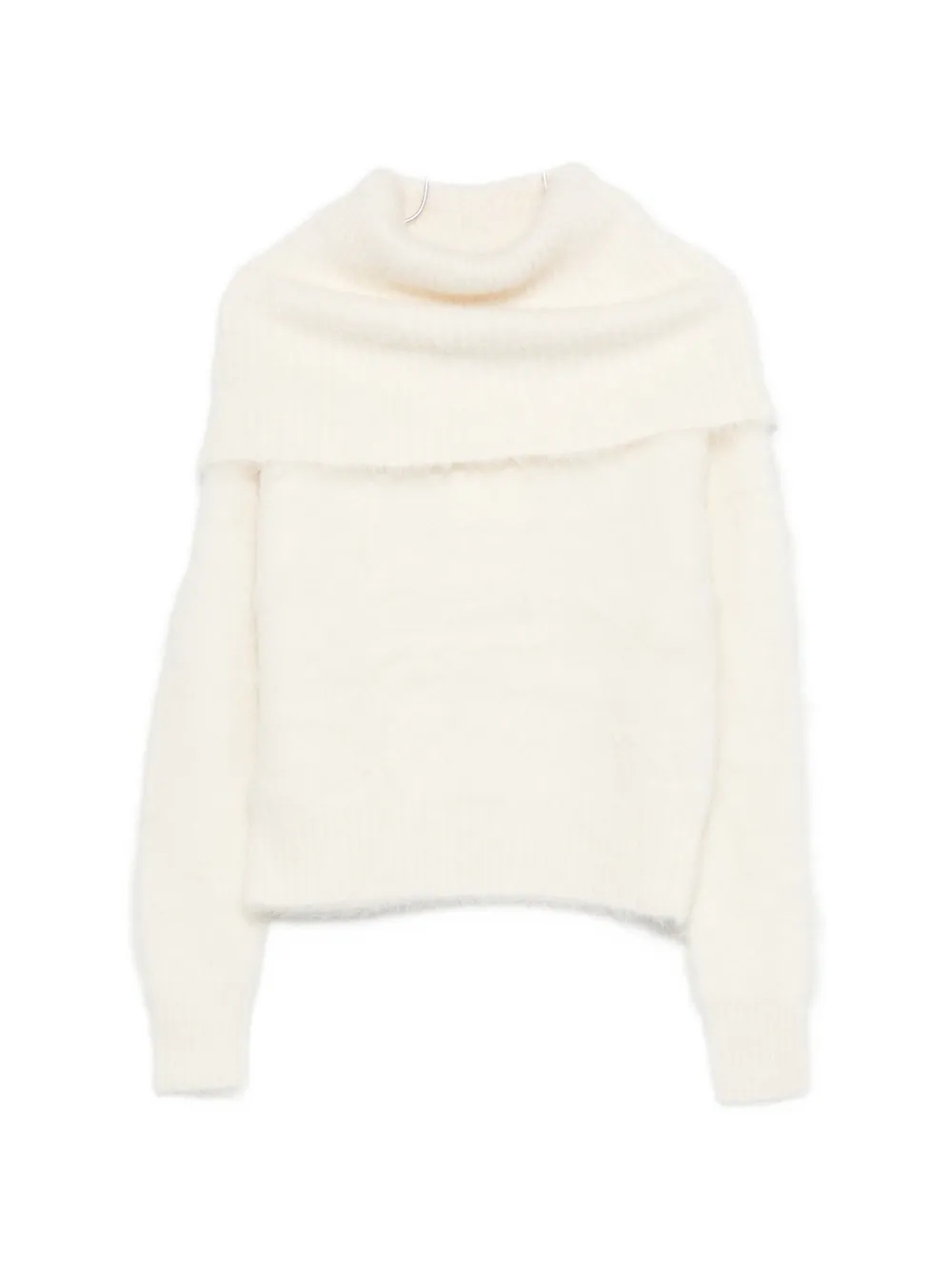 TOTEME funnel-neck sweater - Bianco