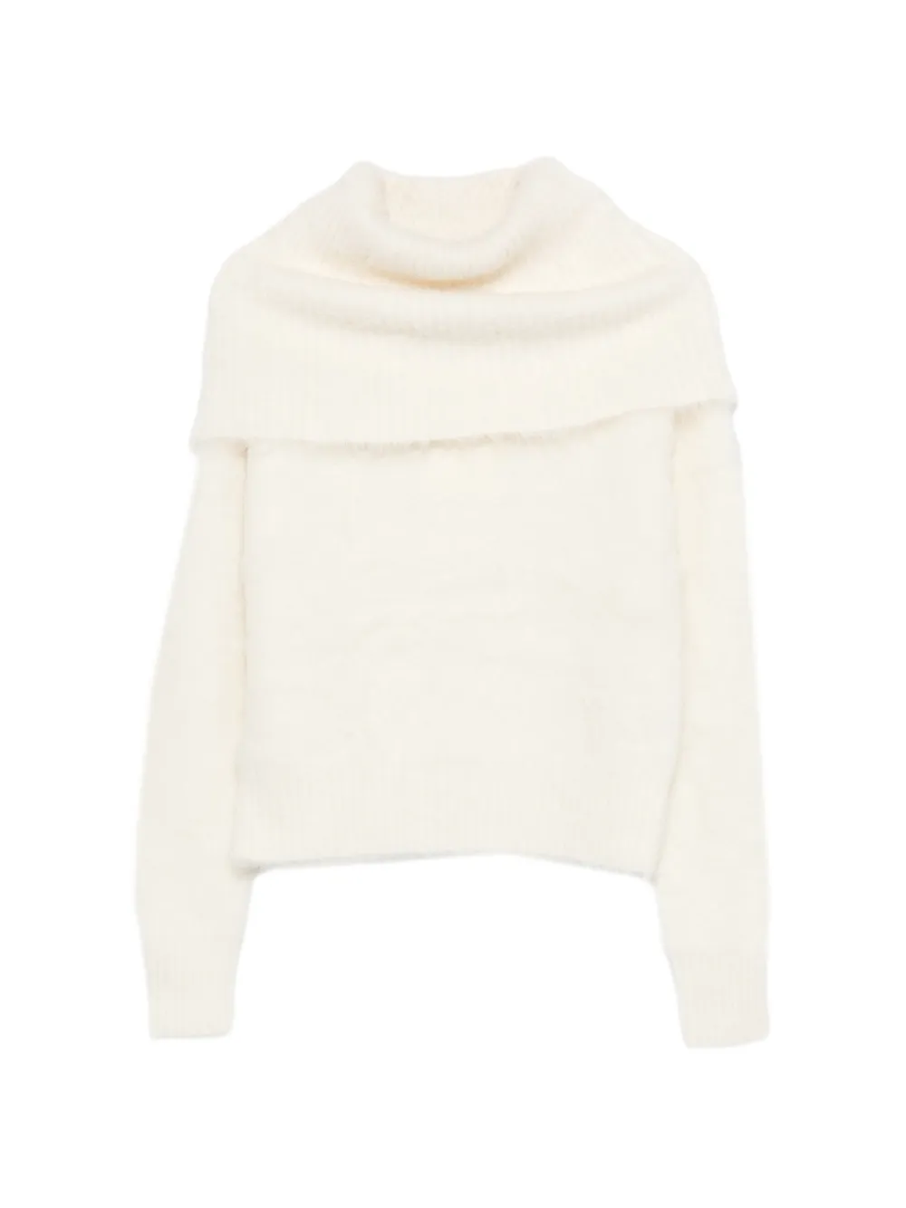TOTEME funnel-neck sweater - Bianco