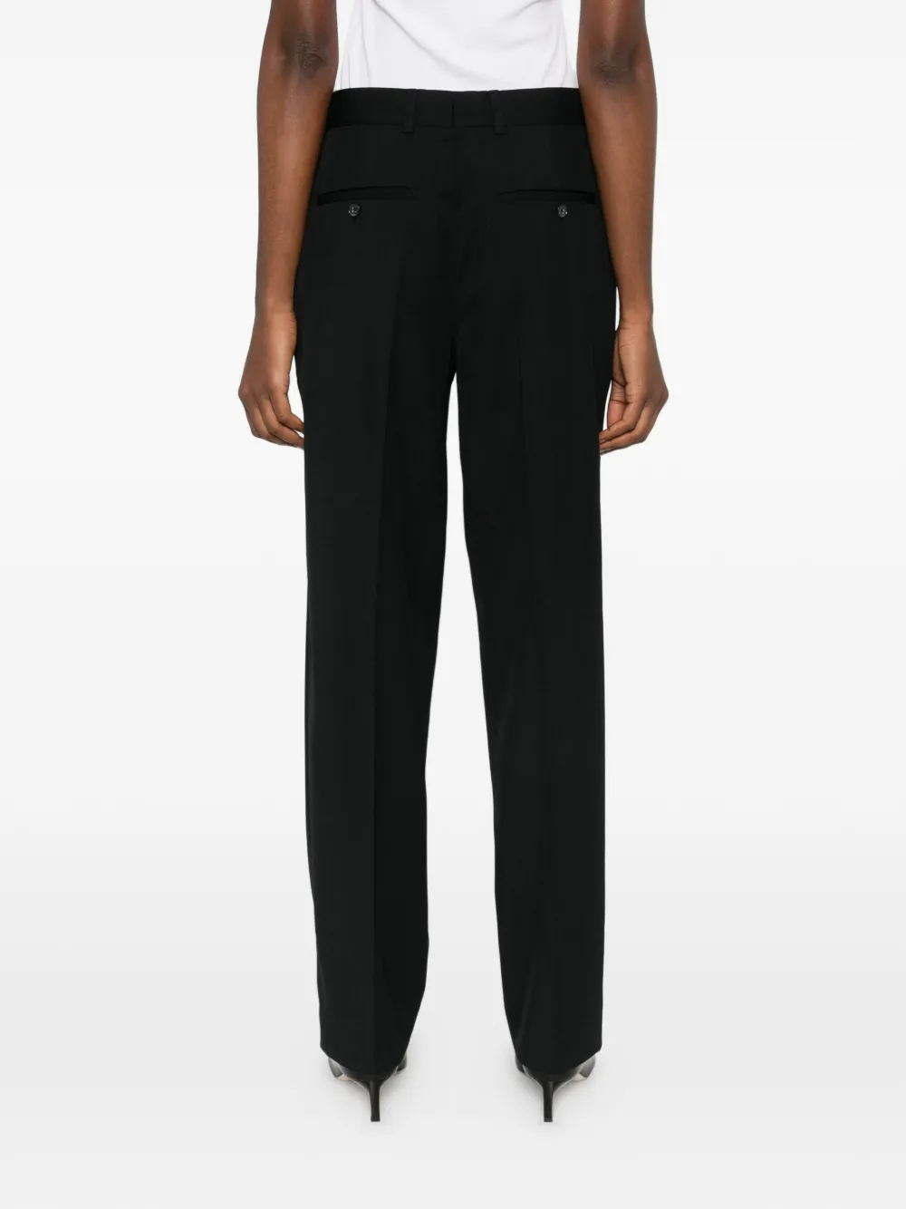 TOTEME Geplooide broek Zwart