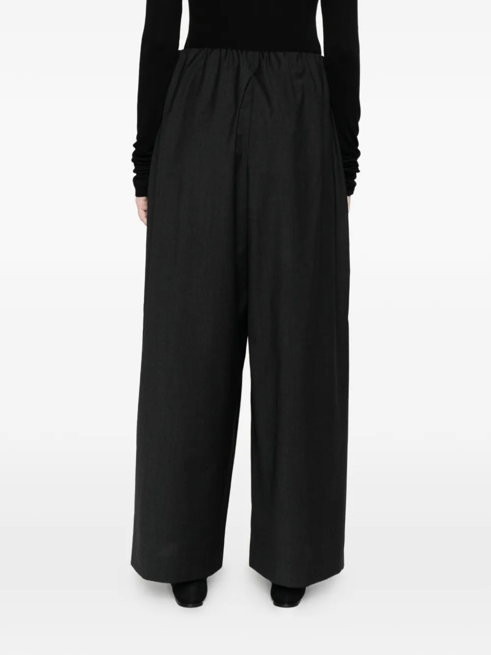 Totême Drawstring-waist Trousers In Black