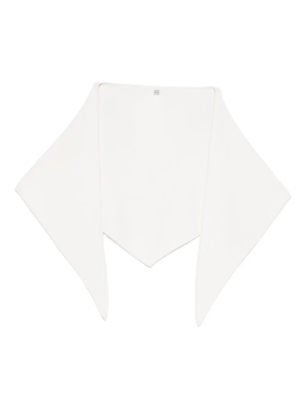 Totême Triangle Scarf In White