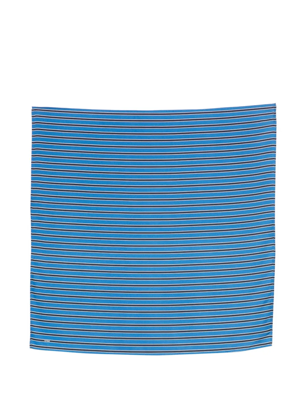 TOTEME striped silk scarf - Blu