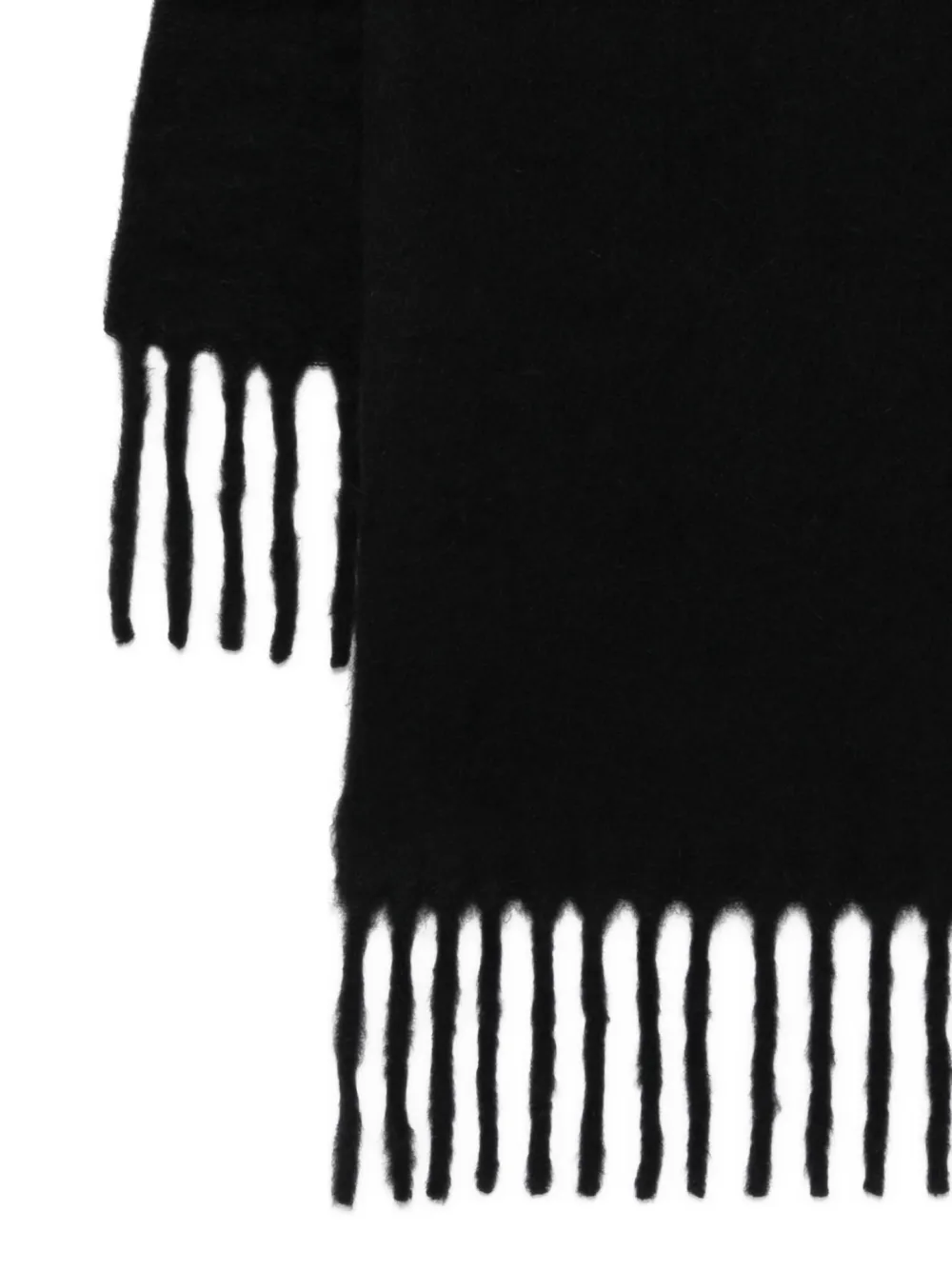 Totême Fuzzy Scarf In Black
