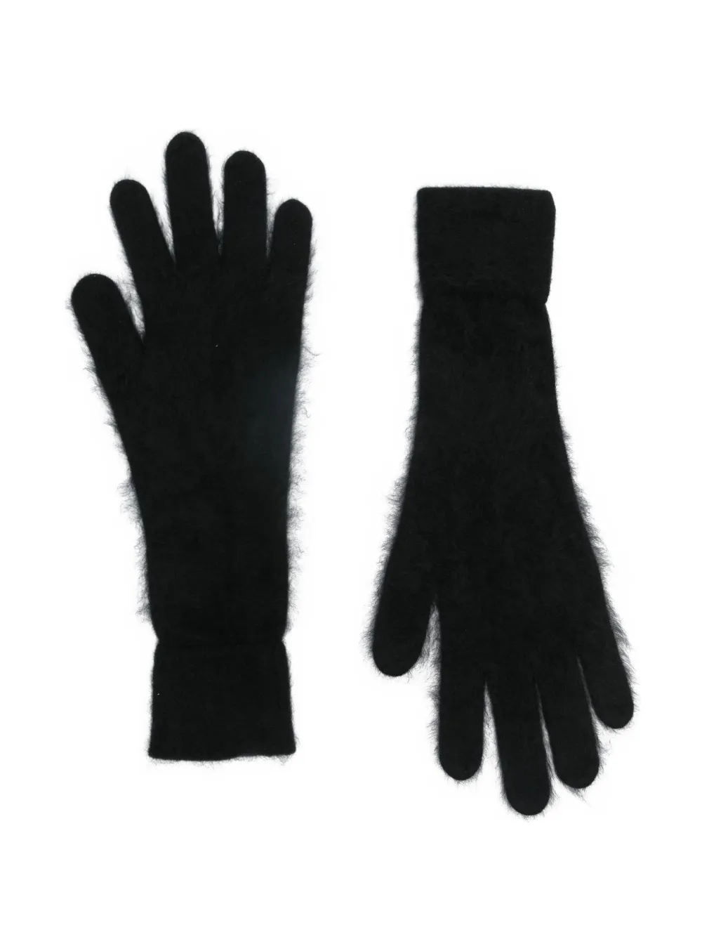 TOTEME Geborstelde handschoenen Zwart