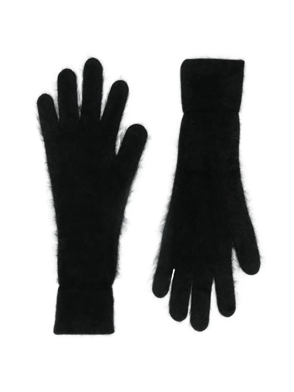 TOTEME brushed gloves - Nero
