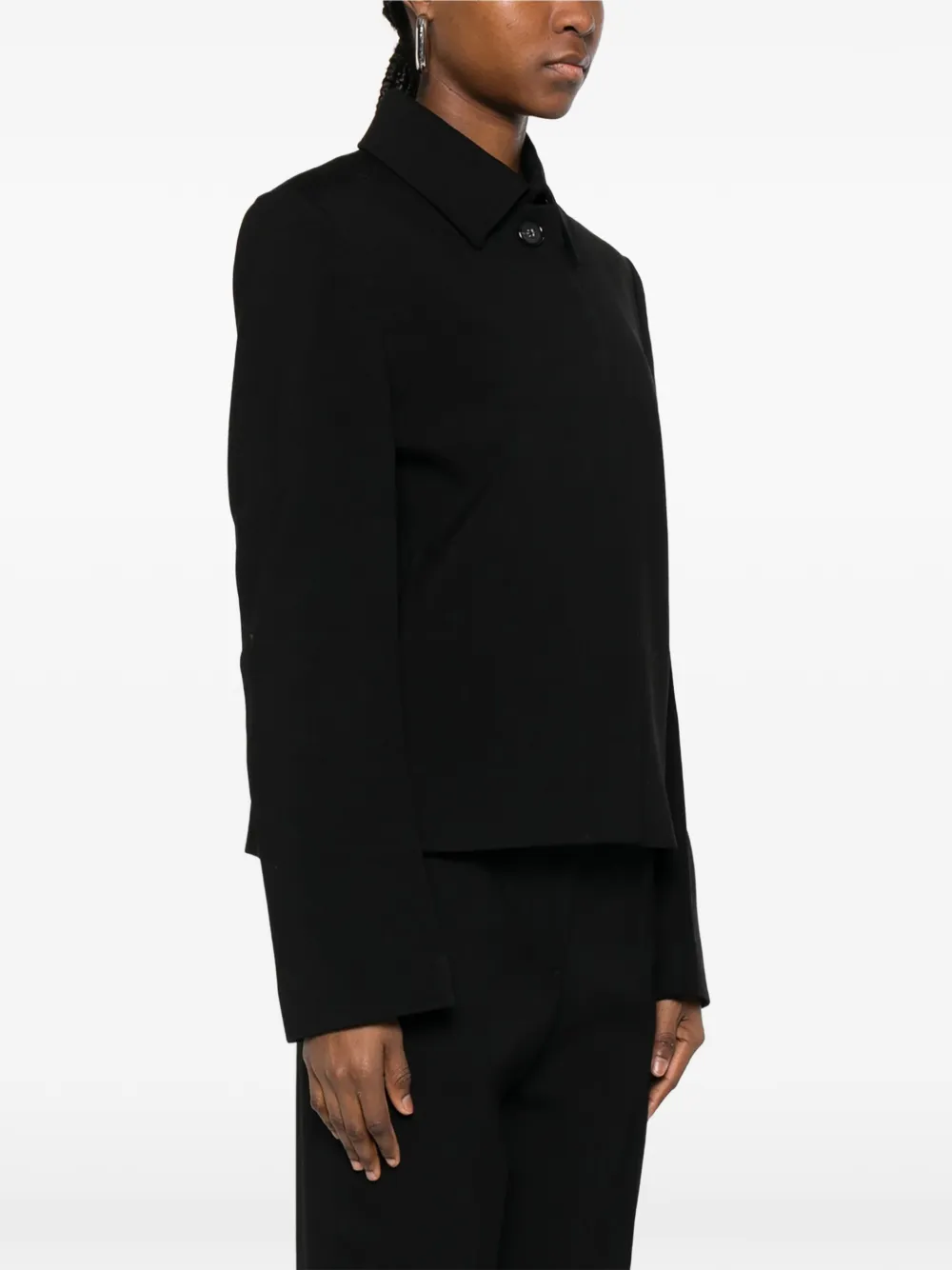  Toteme Boxy Twill Jacket - Black 