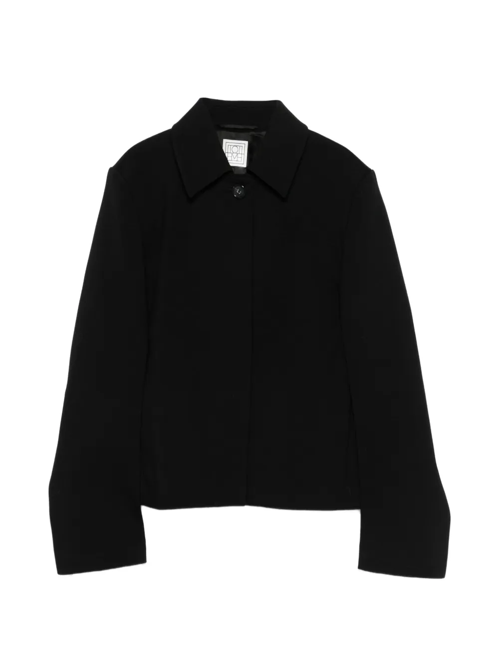 TOTEME boxy twill jacket - Schwarz