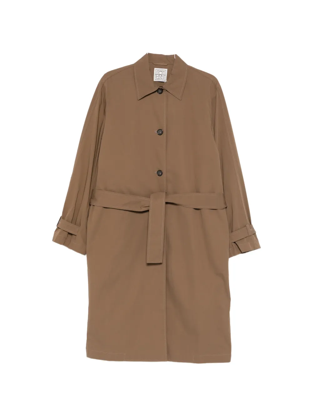 TOTEME belted spring trench coat - Marrone