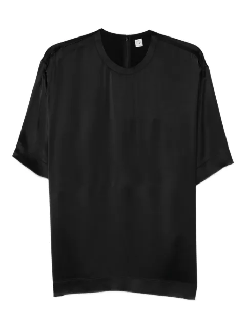 TOTEME satin T-shirt