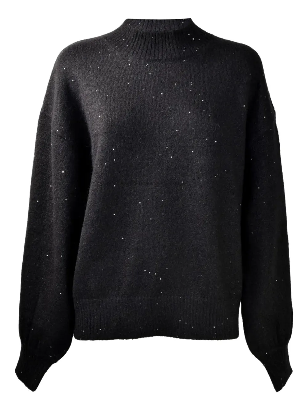 Cruna Lorelay Long-sleeve Sweater In Black