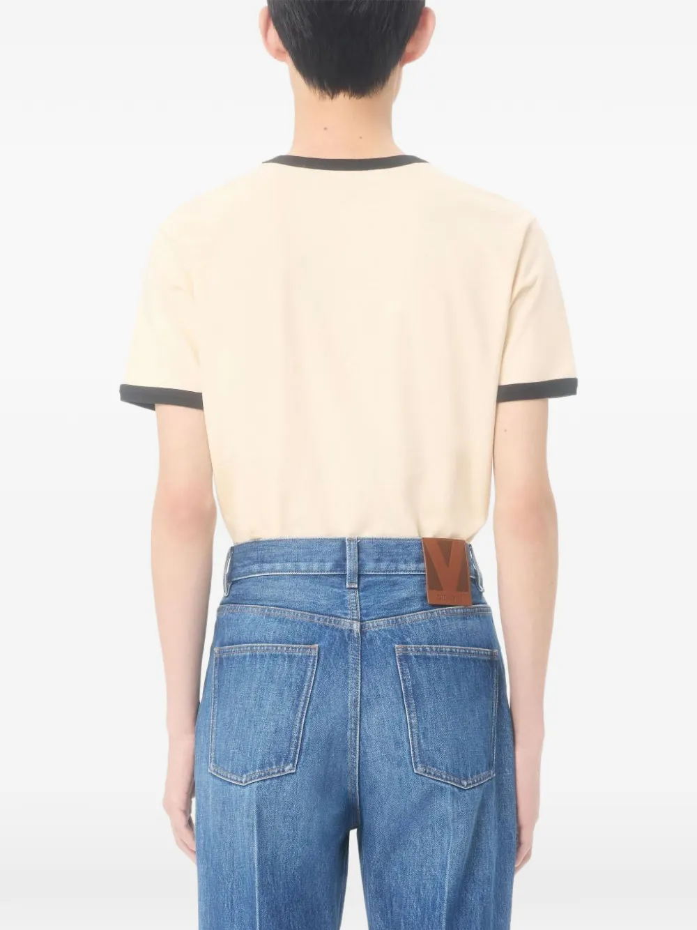 Valentino Garavani T-shirt met panterprint Beige